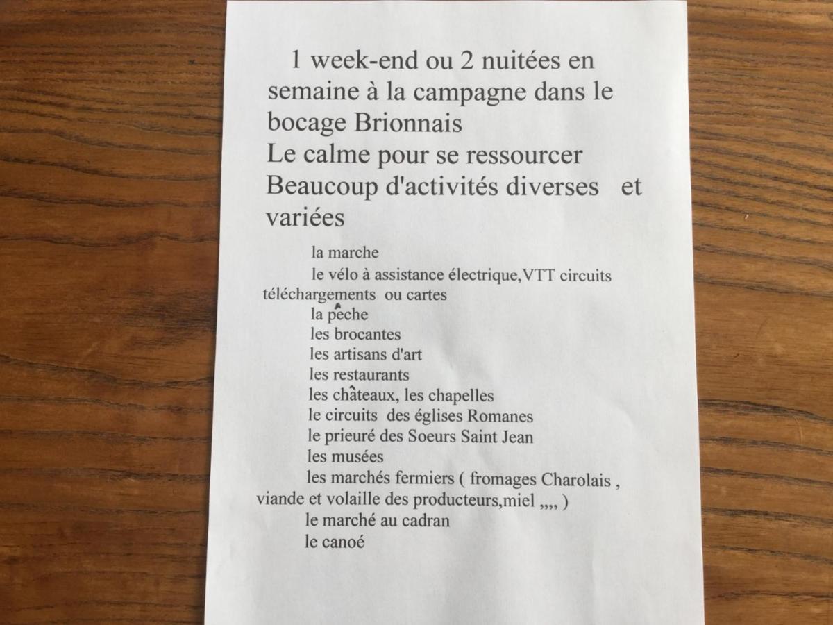Gite De Belle Vue Semur-en-Brionnais 외부 사진